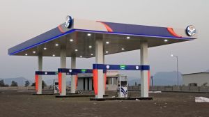 Prefabricated Petrol Pump Canopy