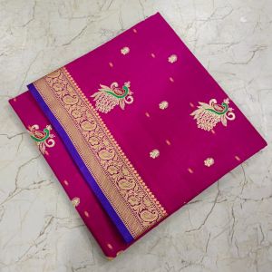 9 yard war work saree