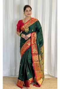 Cotton Silk Paithani Saree