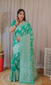 Jamdani Cotton Silk Saree