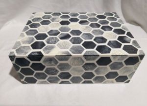 12 x 10 x 3 Inch MDF Resin Box