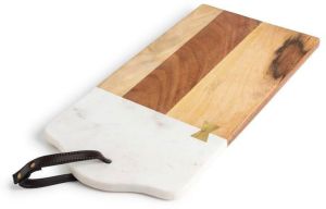 Acacia Wood and Marble Chopping Board