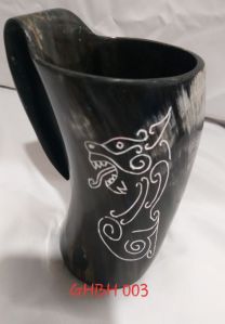 Horn Beer Mug
