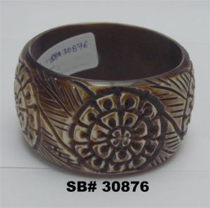 Hand Carved Resin Bangles