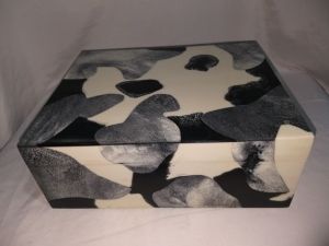 12 x 10 x 3 Inch MDF Resin Box