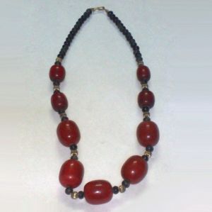 Horn Resin Beaded Necklace