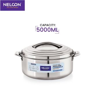 Divine 5000ml- Stainless Steel Casserole