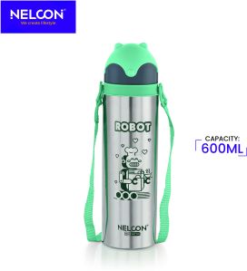 KIKI 600ML-KID,S STAINLESS STEEL WATER BOTTLE