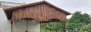 bamboo huts