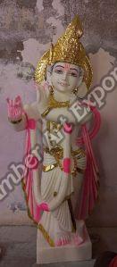 Marble Krishna Statue