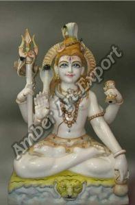 marble lord shiva statue