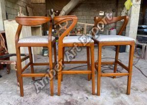 Solid Wood Cane Knitted Chairs