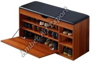 Solid wood shoe rack 1