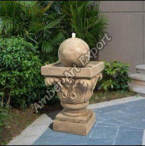 stone ball fountain