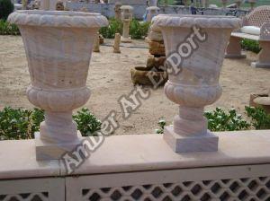 stone flower vases