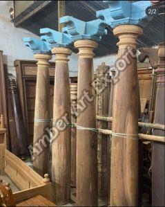 Vintage Wooden Poles