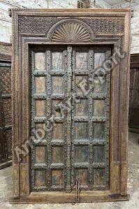 wooden antique door