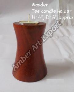 Wooden Candle Holder