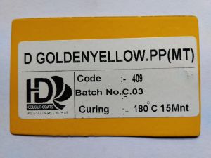 D Golden Yellow PPMT Coating Powder