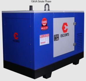 10kVA Single Phase Escorts Diesel Generator