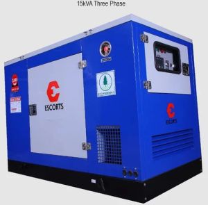 15kVA Single Phase Escorts Diesel Generator