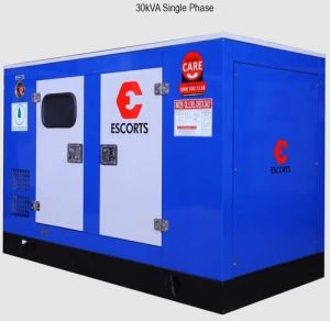 30kVA Single Phase Escorts Diesel Generator