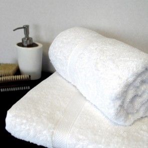 Grande White Cotton Hand Towel