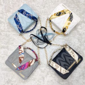 Ladies PU Ribbon Sling Bag