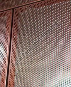 Brass perforated sheet