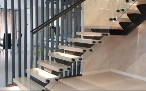 10mm Glass Staircase Railing