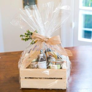 Wooden Hamper Basket