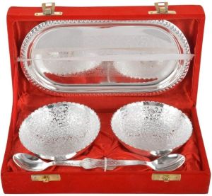 Silver Plated Bowl Set