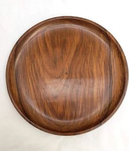 12 Inch Wooden Plate