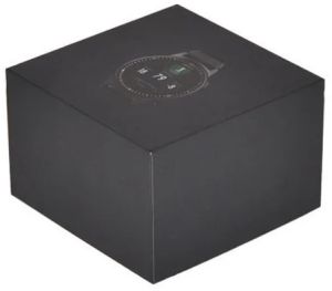 Black Square Cardboard Watch Packaging Box