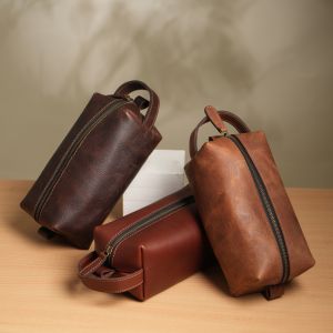 Leather Toiletry Bag