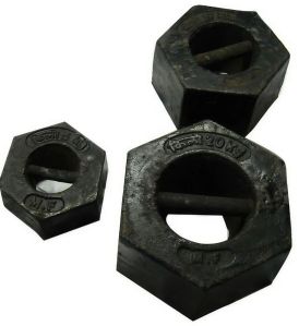 Cast Iron Standard Weight with Stamping