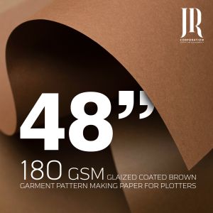 180 GSM 48'' GLAZED COATED BROWN GARMENT PATTERN MAKING PAPER FOR PLOTTER