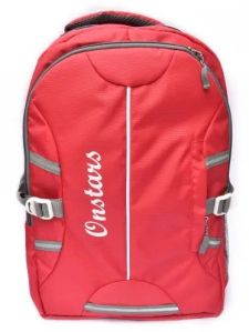 Red Onstars Laptop Backpack Bag