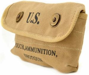 WW2 Canvas Shotgun Shell Ammunition Pouch