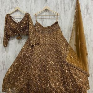 Net Lehenga Choli Set