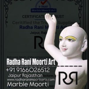 Marble Nitai Gaura Ji Marble Moorti