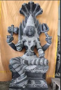 Black Stone Statue