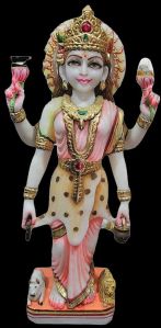 Marble Parvati Mata Statue