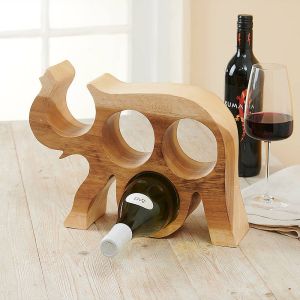 Wooden Wine Bottle Stand