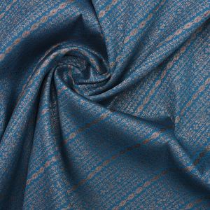 Bayern Blue Banarasi Silk Fabric