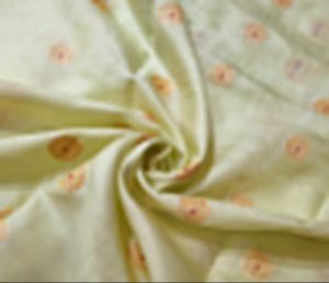 Pale Nimbhu Yellow Katan Silk Fabric