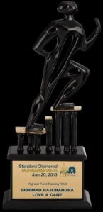 Abstract Figurine Marathon Sports Trophy