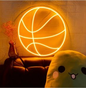 Basketball neon sign