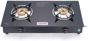 2 Burner Elite - Glass Top Gas Stove