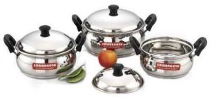 Ultima IB Stainless Steel 6Pcs Cook 'n' Serve Pot